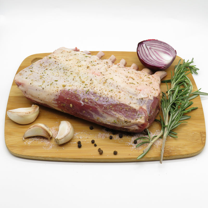 Seasoned Frenched Rack of Lamb